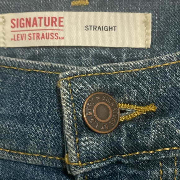 Levi Strauss Signature Straight Jeans 32 x 34 - Picture 6 of 12